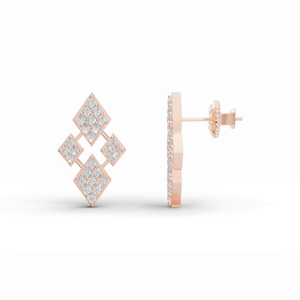 Diamond Cluster Constellation Studs