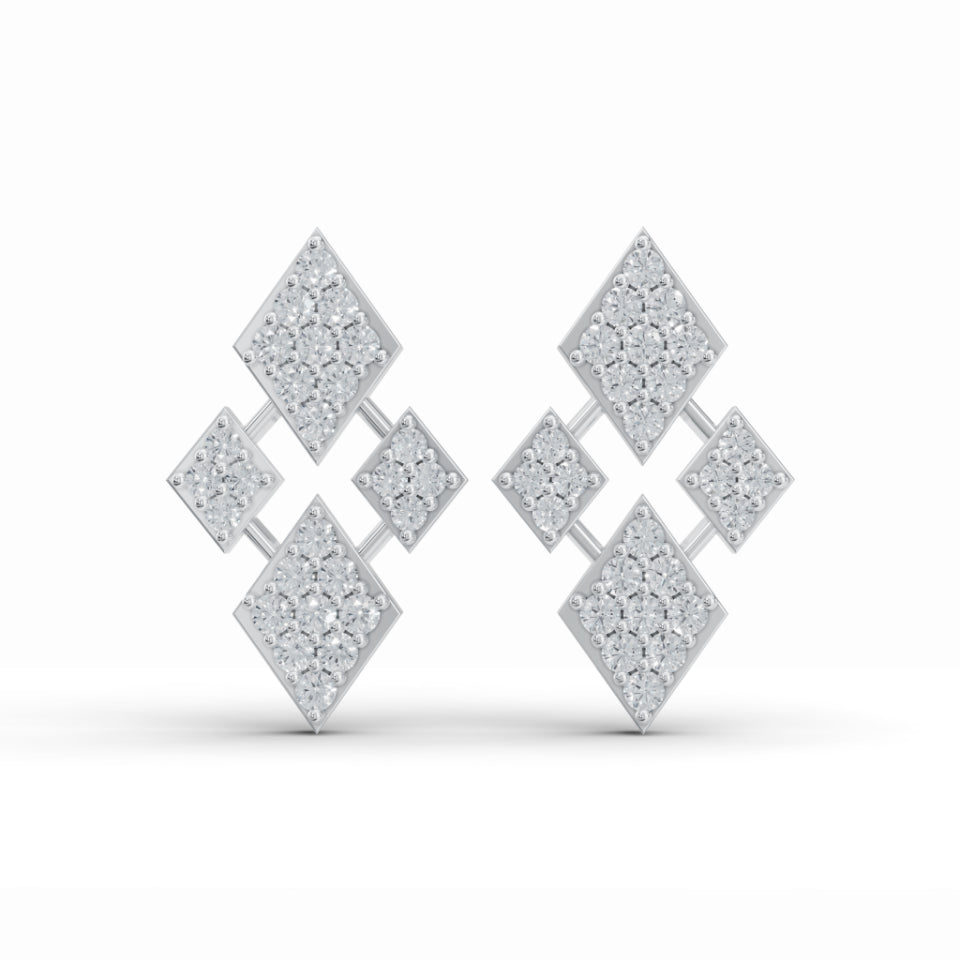 Diamond Cluster Constellation Studs