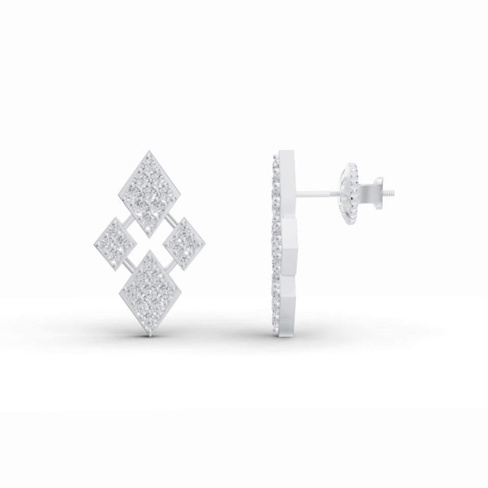 Diamond Cluster Constellation Studs