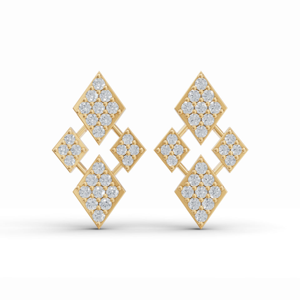 Diamond Cluster Constellation Studs