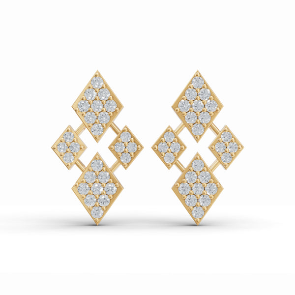 Diamond Cluster Constellation Studs