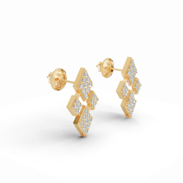 Diamond Cluster Constellation Studs