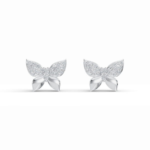 Ethereal Butterfly Diamond Studs