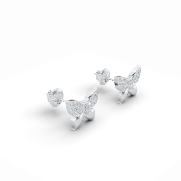 Ethereal Butterfly Diamond Studs