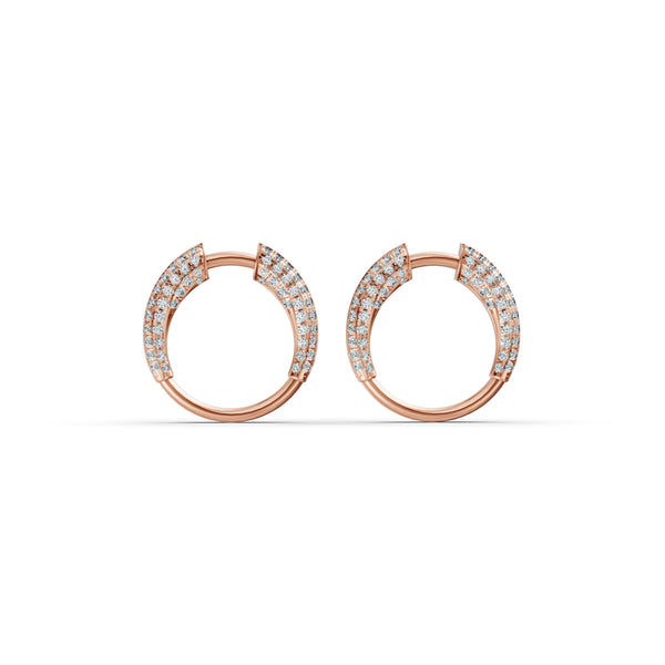 Open Orbit Diamond Earrings