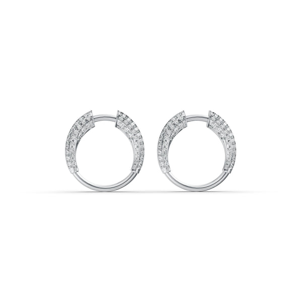 Open Orbit Diamond Earrings