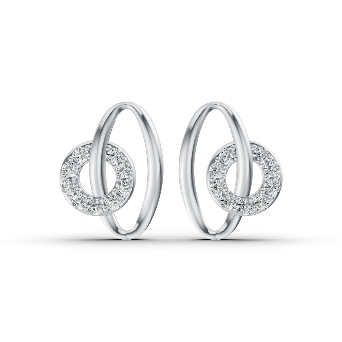 Eternal Link Diamond Earrings