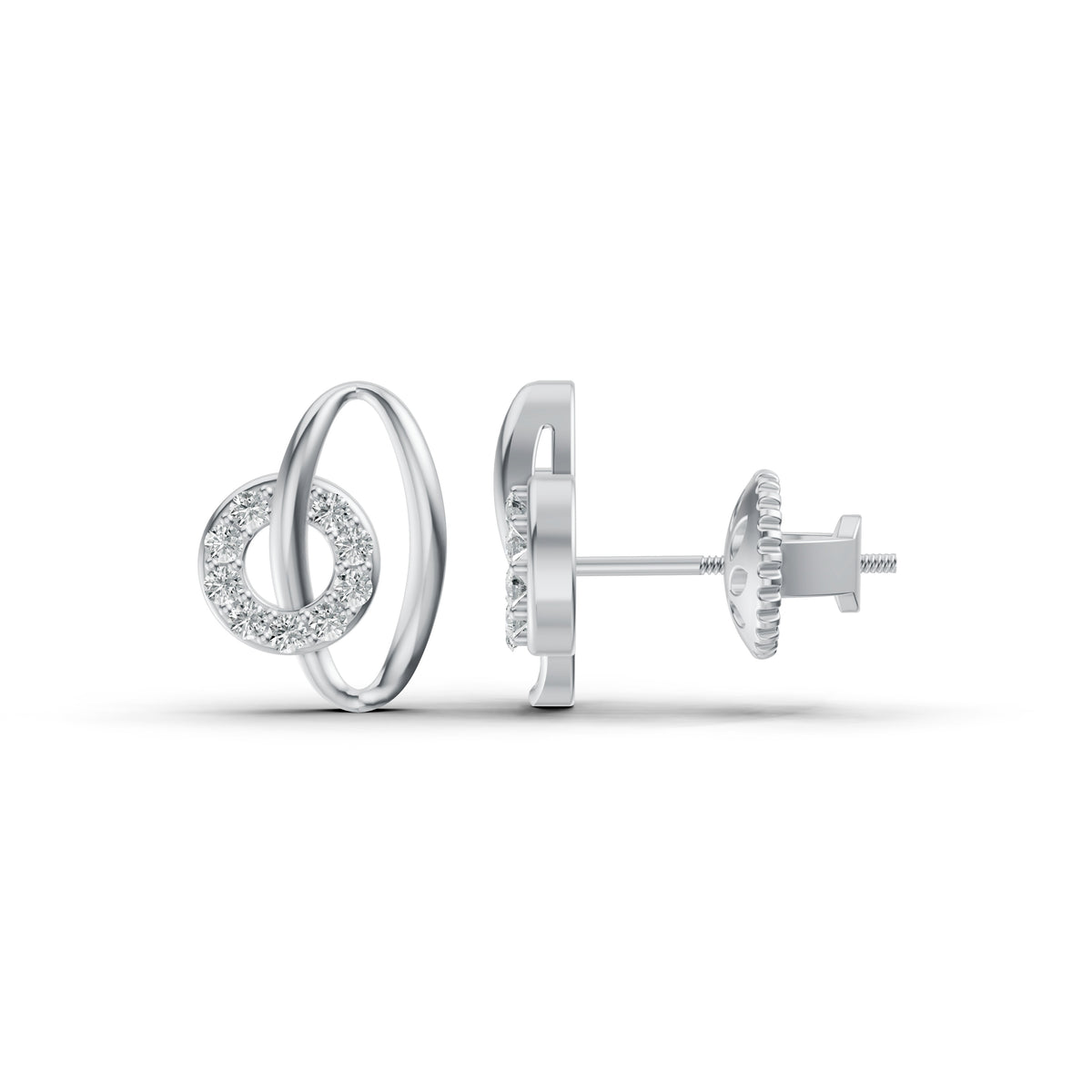 Eternal Link Diamond Earrings