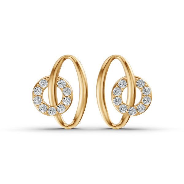 Eternal Link Diamond Earrings