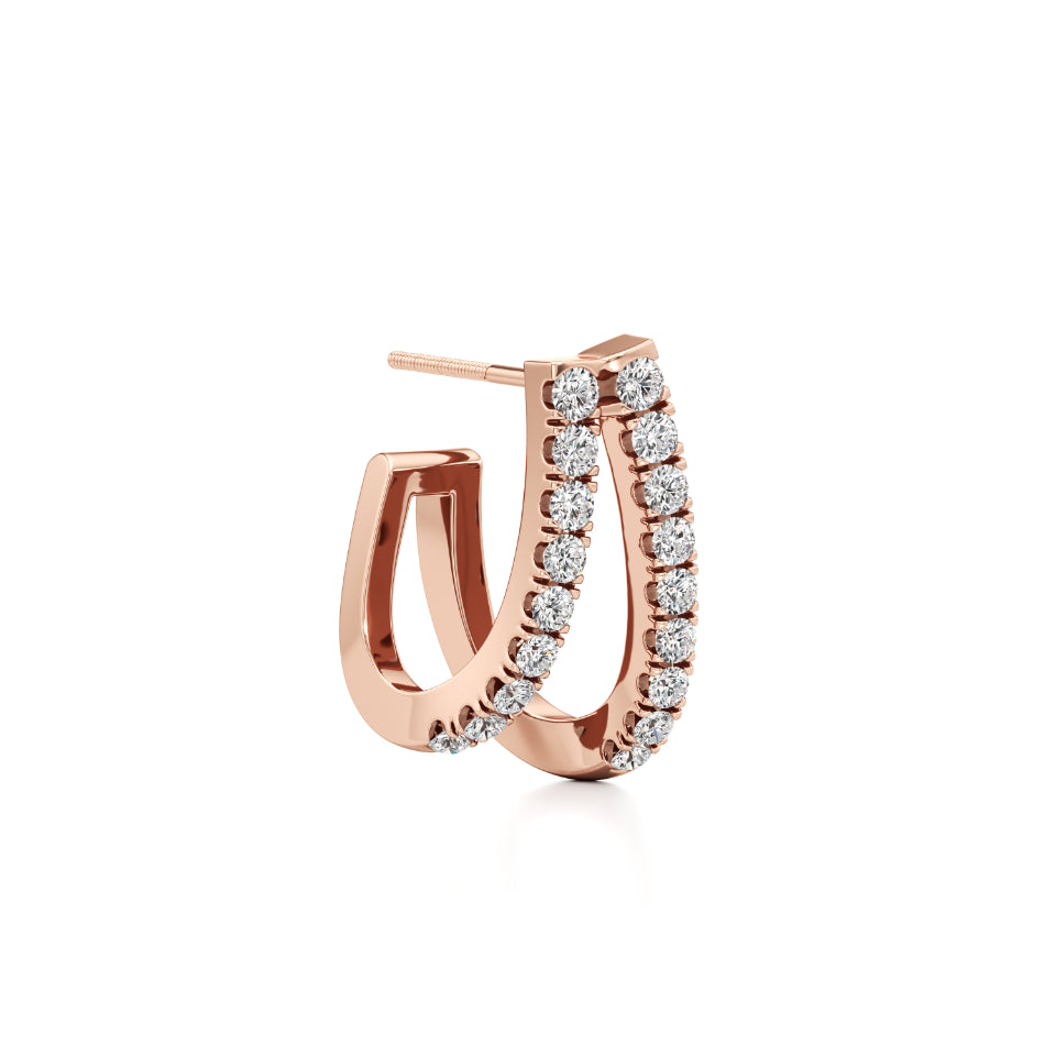 Huggie Love Diamond Earrings