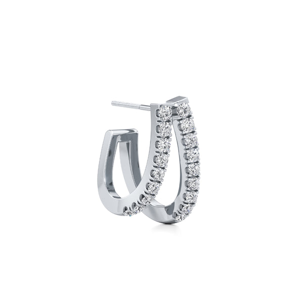 Huggie Love Diamond Earrings