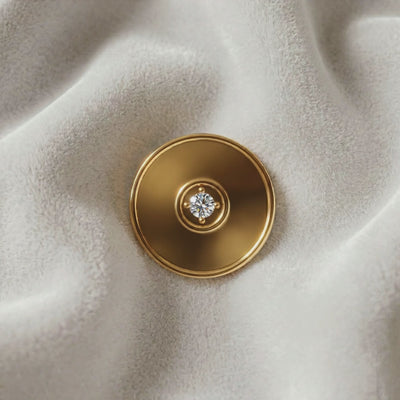 0.5 Gram Diamond Gold Coin