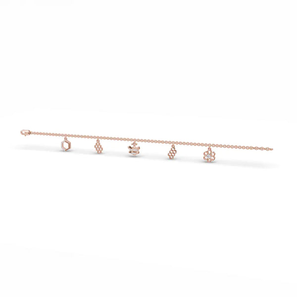 Storyteller Charm Diamond Bracelet