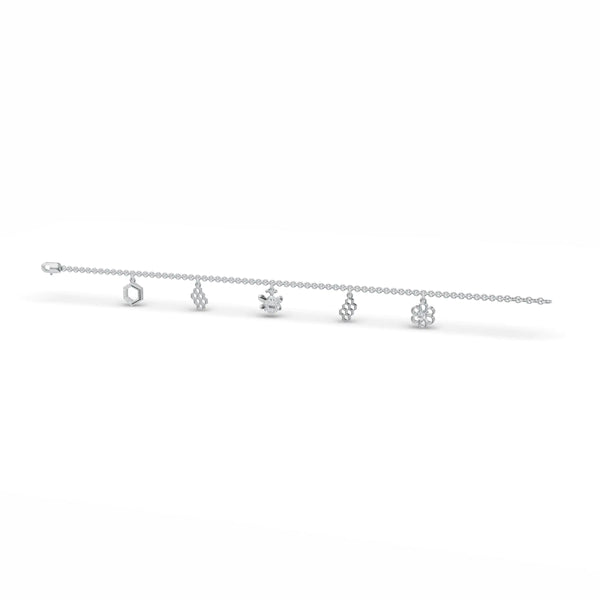 Storyteller Charm Diamond Bracelet