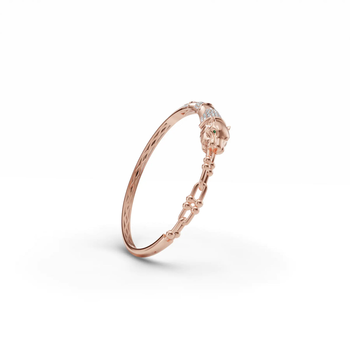 Panthera Power Kada Diamond Bracelet