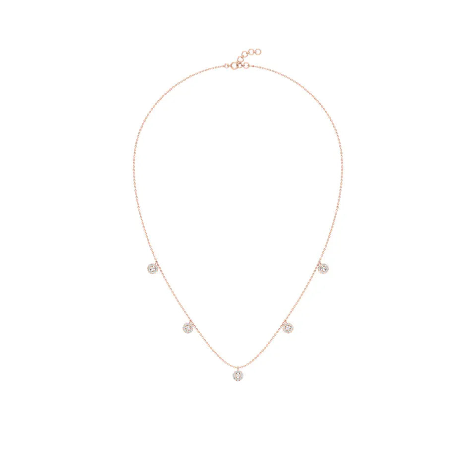 Minimal Everyday Station Diamond Necklace