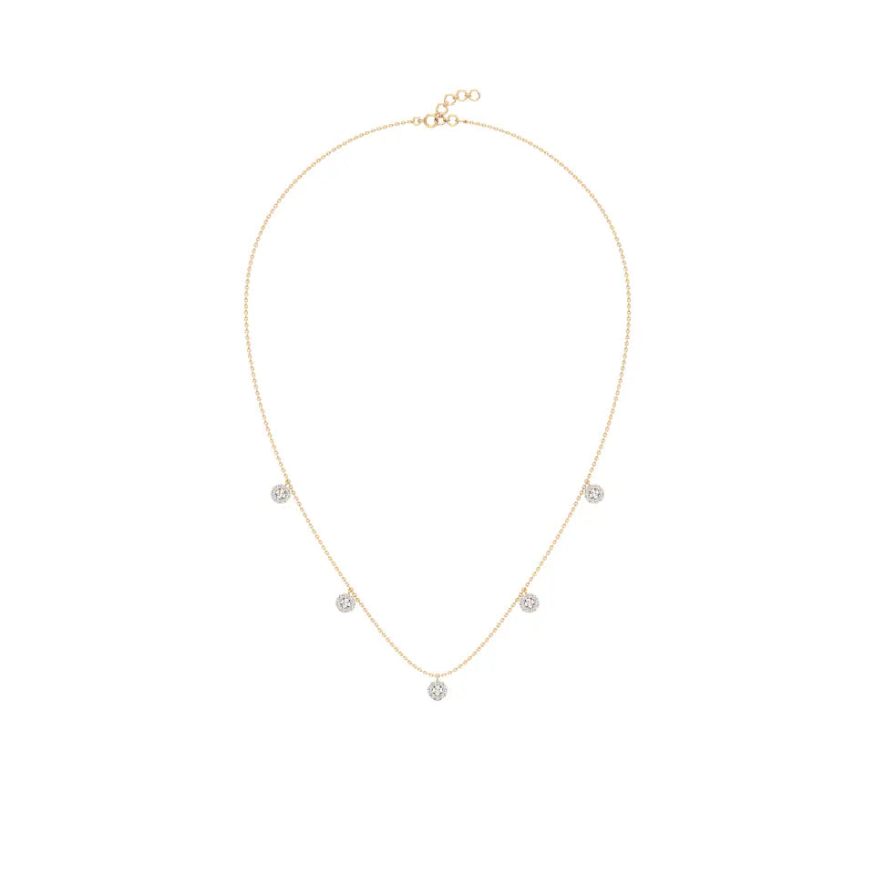 Minimal Everyday Station Diamond Necklace