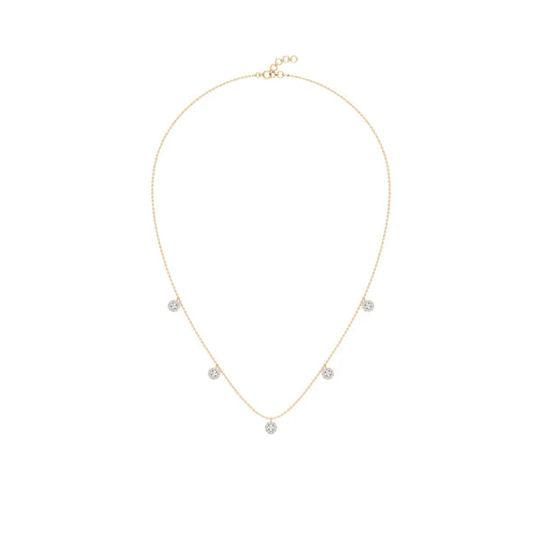 Minimal Everyday Station Diamond Necklace