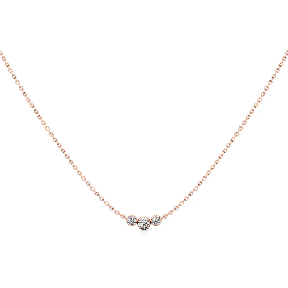 Trio Sparkle Diamond Chain