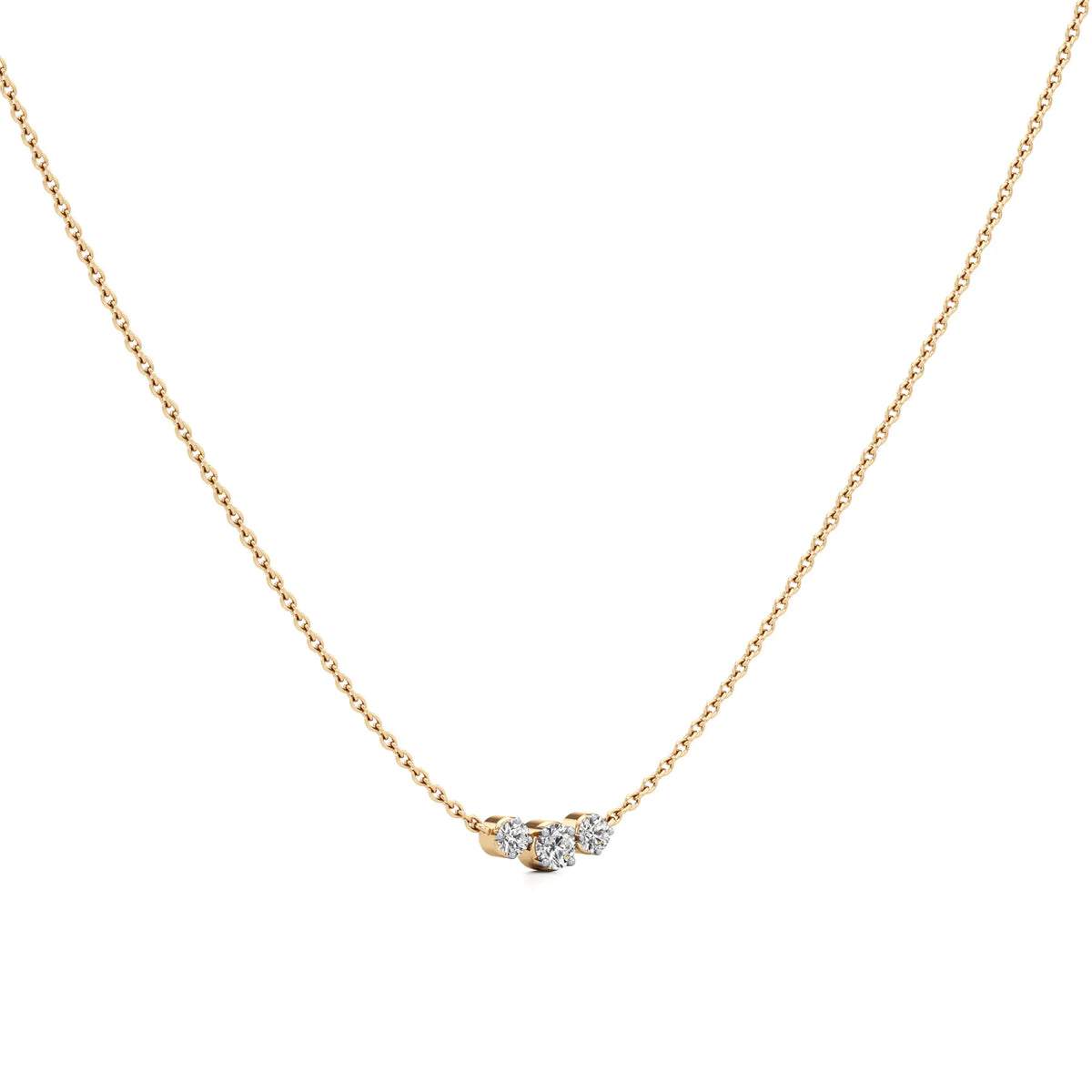 Trio Sparkle Diamond Chain