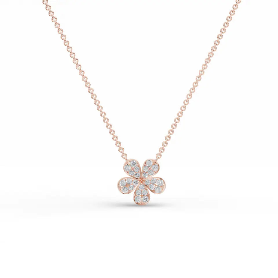 Timeless Flower Diamond Chain