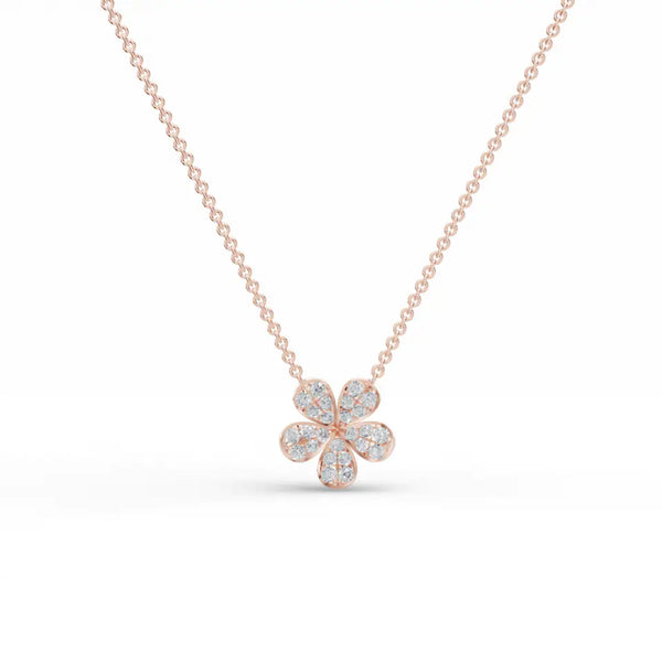Timeless Flower Diamond Chain