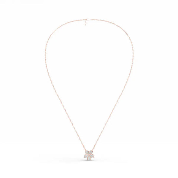 Timeless Flower Diamond Chain