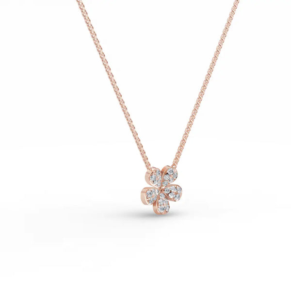Timeless Flower Diamond Chain