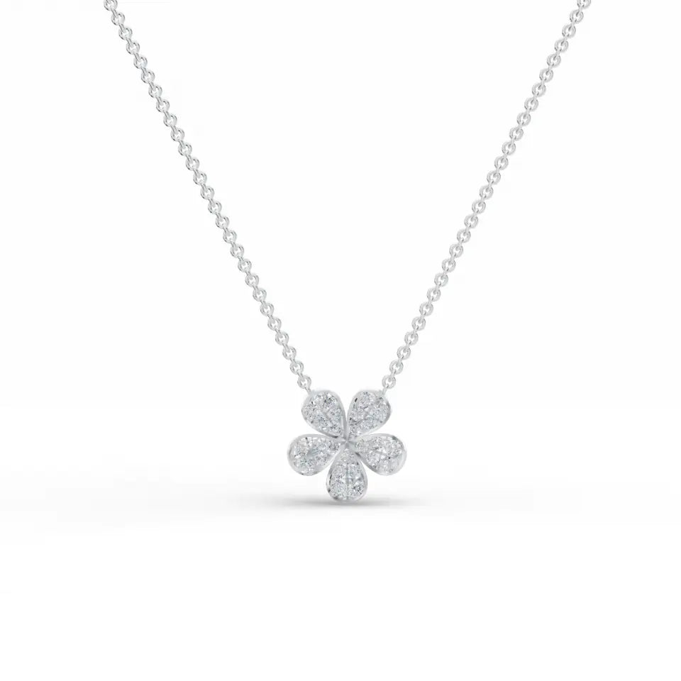 Timeless Flower Diamond Chain