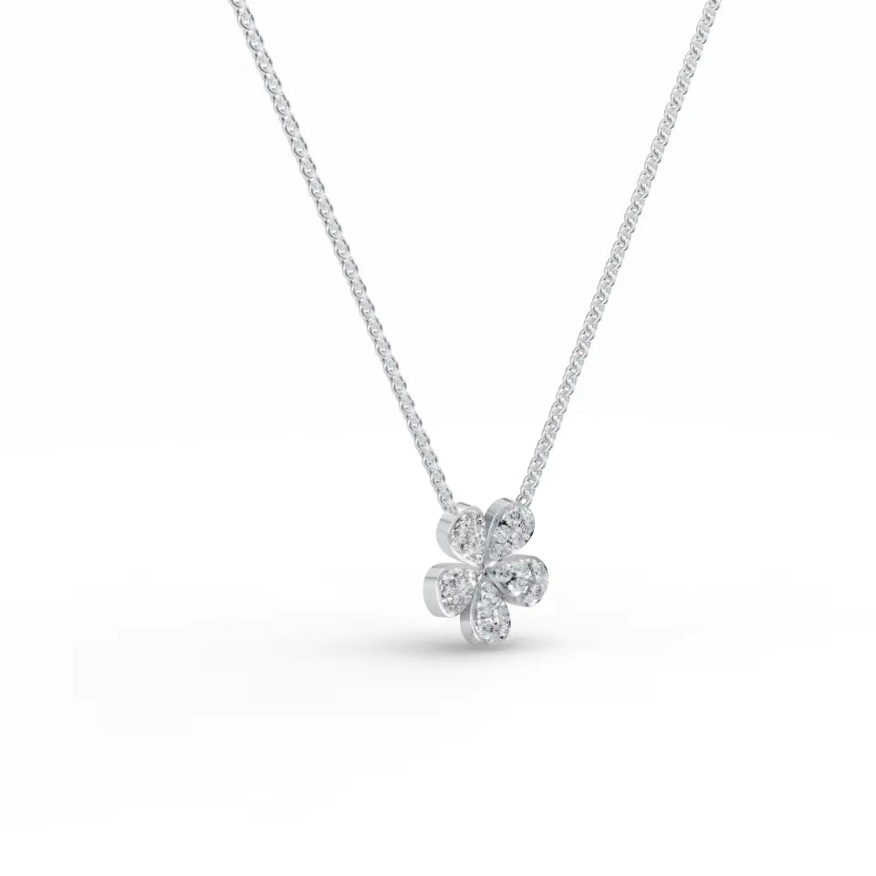 Timeless Flower Diamond Chain