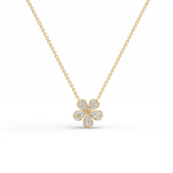 Timeless Flower Diamond Chain