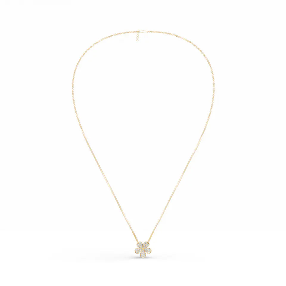 Timeless Flower Diamond Chain