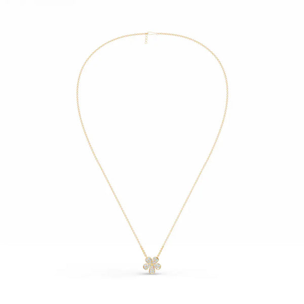 Timeless Flower Diamond Chain