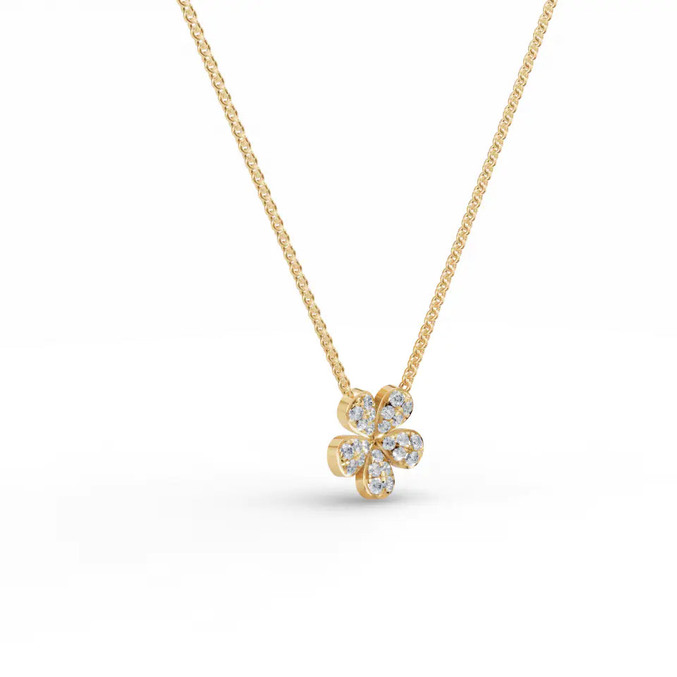 Timeless Flower Diamond Chain