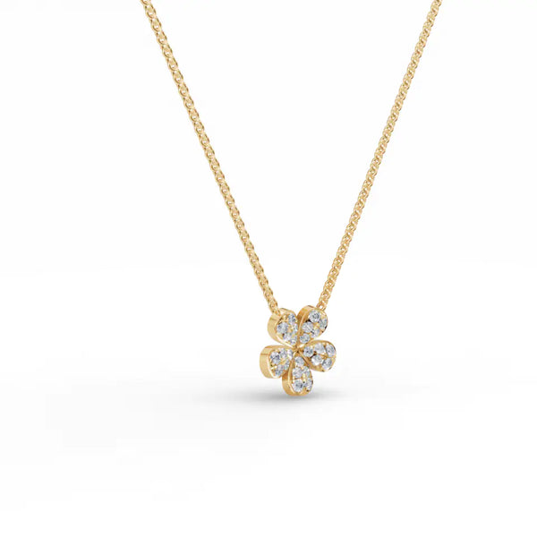 Timeless Flower Diamond Chain