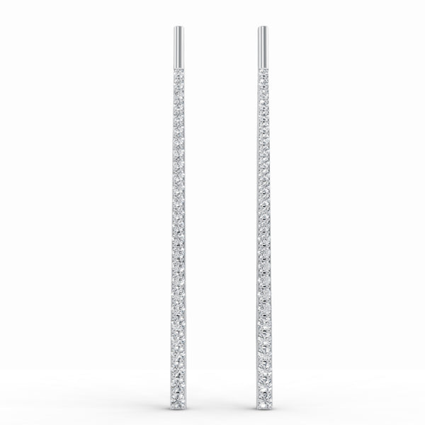 Sparkling Tower Diamond Earrings