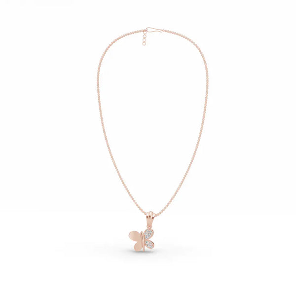 Petite Prong Diamond Pendant for Kids