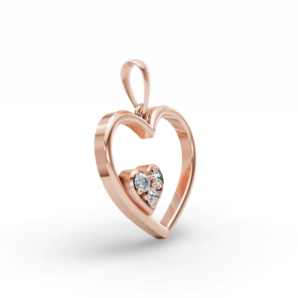 Subtle Pave Diamond Pendant