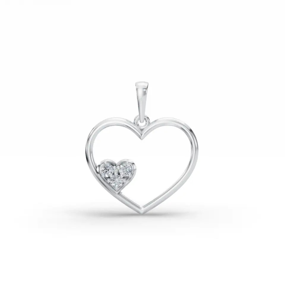 Subtle Pave Diamond Pendant