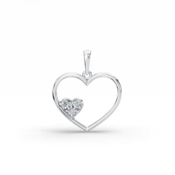 Subtle Pave Diamond Pendant