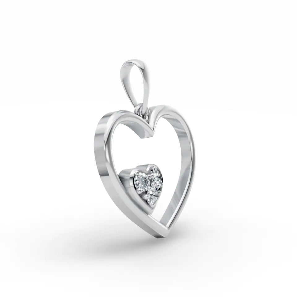 Subtle Pave Diamond Pendant