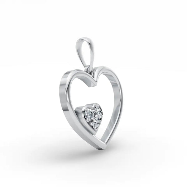 Subtle Pave Diamond Pendant