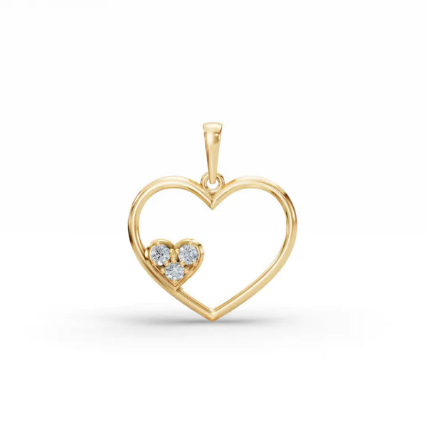 Subtle Pave Diamond Pendant