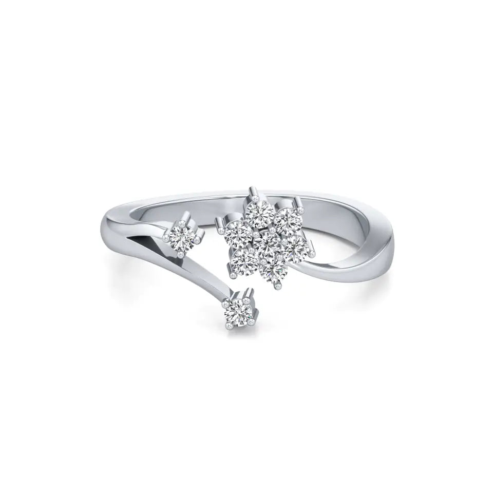 7-Stone Petal Diamond Ring