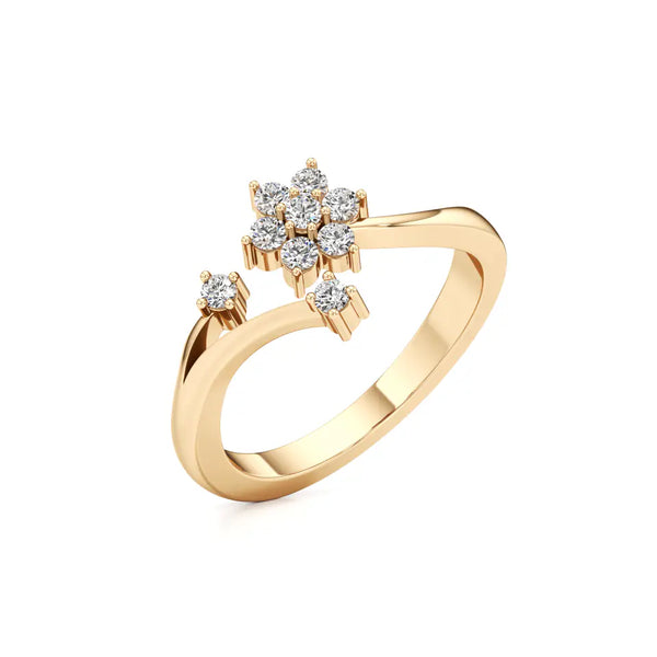 7-Stone Petal Diamond Ring
