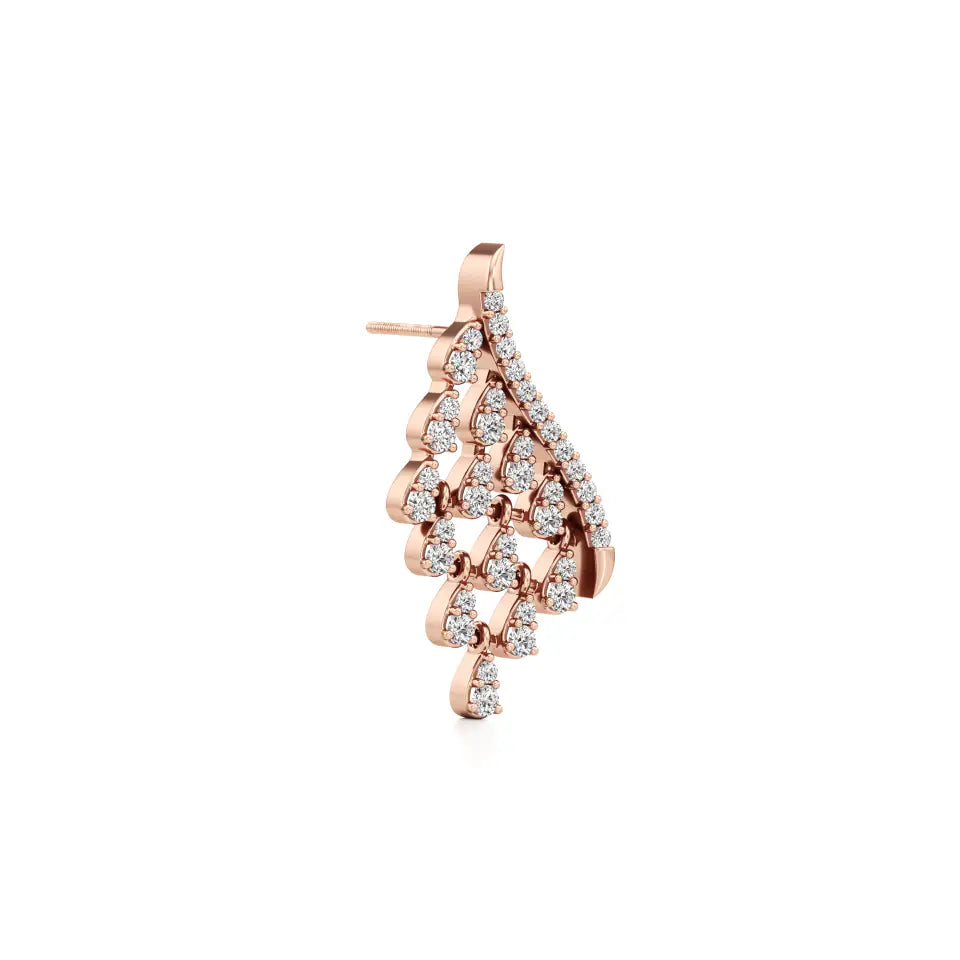 Angel Wing Diamond Earrings