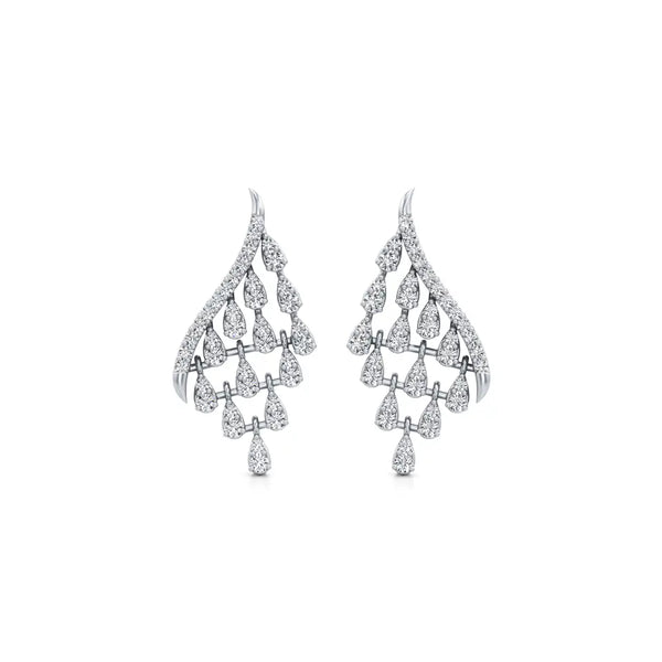 Angel Wing Diamond Earrings